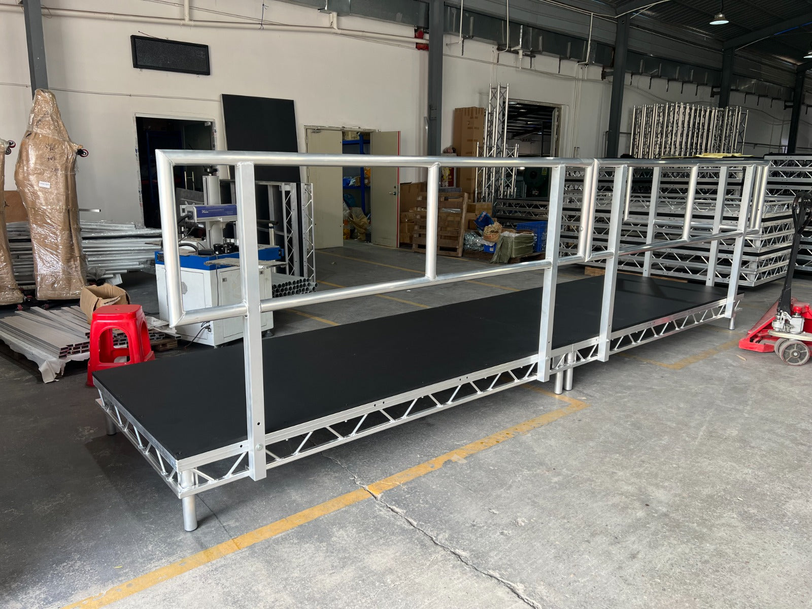 ProDex Aluminium 8ft Stage Handrail Guardrail – OSB-Events