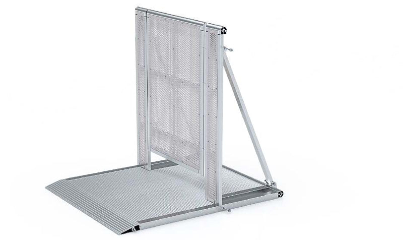 Stage ProPit Barrier with Door and Cable Duct 1M