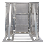 Stage Pit Barrier with Door and Cable Duct 1M