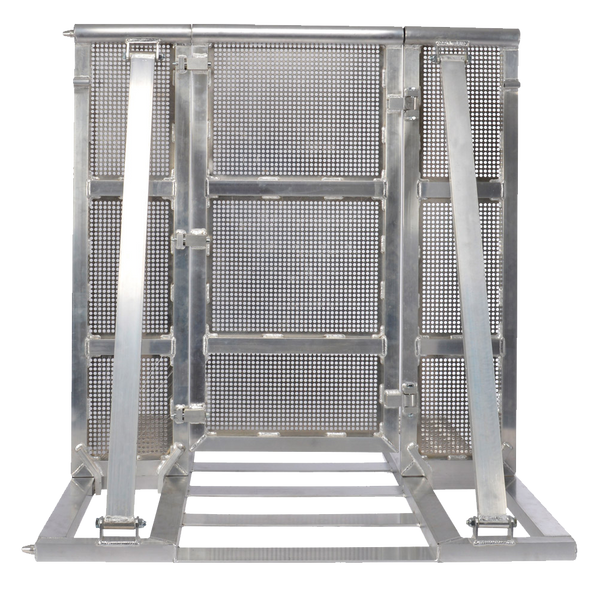 Stage Pit Barrier with Door and Cable Duct 1M