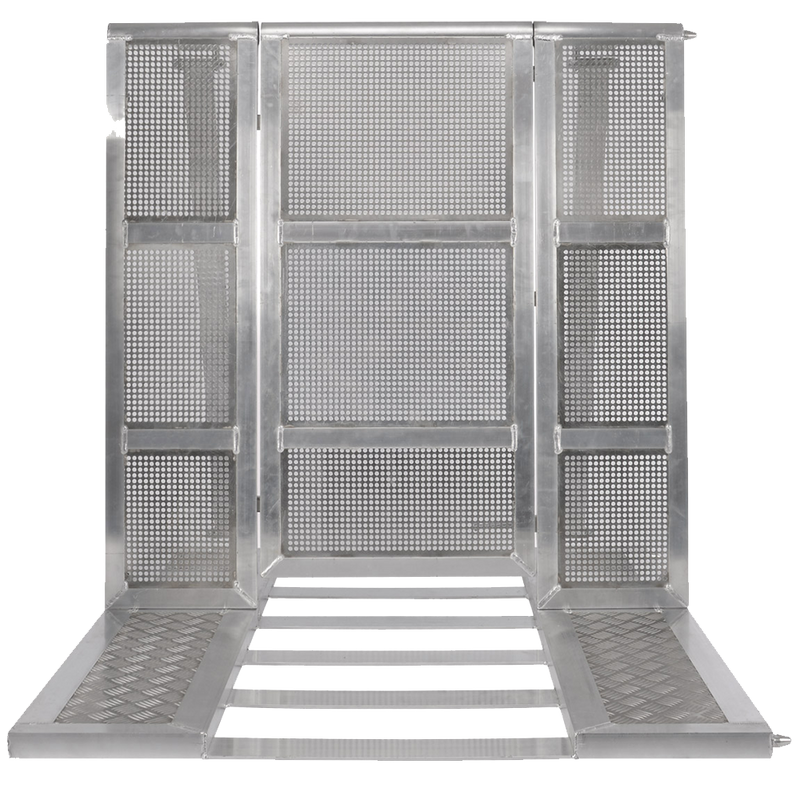 Stage Pit Barrier with Door and Cable Duct 1M